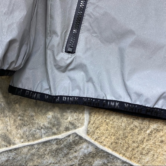 PINK Victoria’s Secret Limited Release 002 Reflective Hooded Jacket - Picture 12 of 12